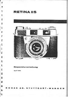 Kodak Retina 2 S manual. Camera Instructions.